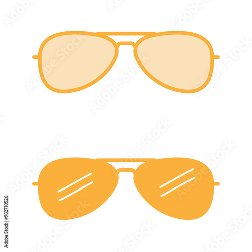 Sunglasses icon template