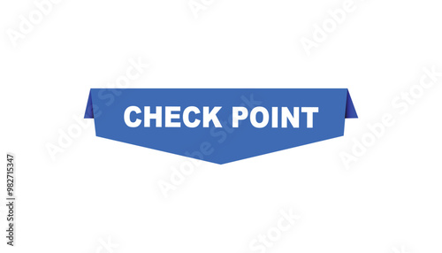 Check point button web banner templates. Vector Illustration 
