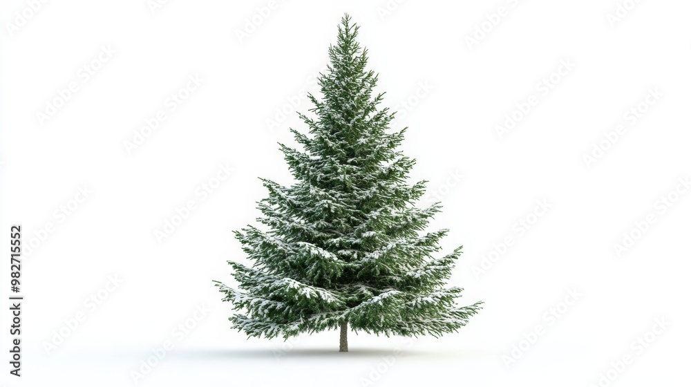 Snow-dusted pine tree Snow-dusted pine tree