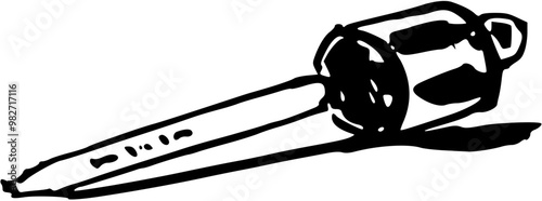 Drawing of laboratory flasks and test tubes, laboratory equipment. Concept of scientific and medical research. Vector illustration.