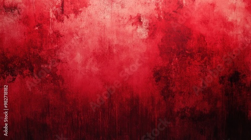 A bold red background with a strong and confident tone, creating an impactful visual effect.