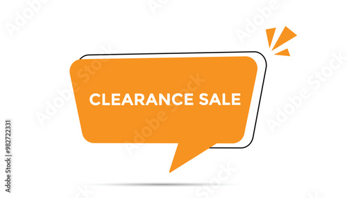 Clearance sale web banner templates. Vector Illustration 
