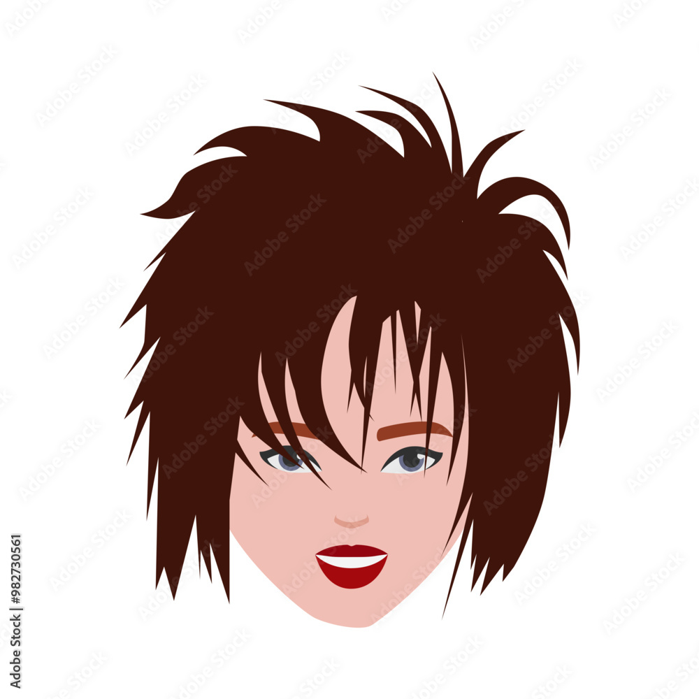 Imperfect Messy Bob Hairstyle Female Avatar Imperfect Messy Bob Hairstyle Female Avatar
