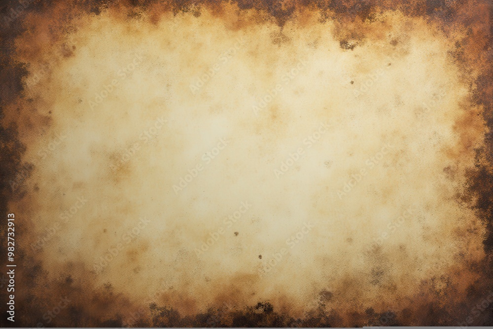 Aged Paper Texture with Brown Stains and a Faded Border Aged Paper Texture with Brown Stains and a Faded Border