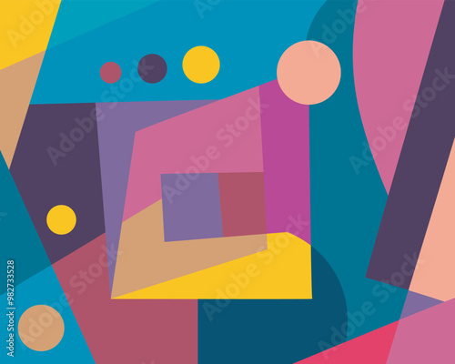 colorful abstract art for wall decoration
