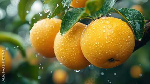 yellow fruit on the tree