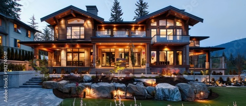 New luxury home construction Exterior