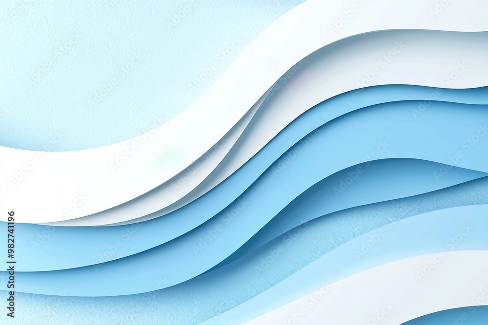 Fototapeta premium Blue and white background with 