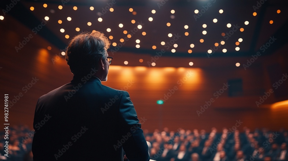 keynote speaker at a corporate business conference delivering a talk on leadership teamwork and business strategy for professionals keynote speaker at a corporate business conference delivering a talk on leadership teamwork and business strategy for professionals