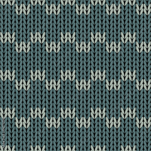 Knitted background pattern wallpaper knitting decorative print handmade textile knitting handiwork 