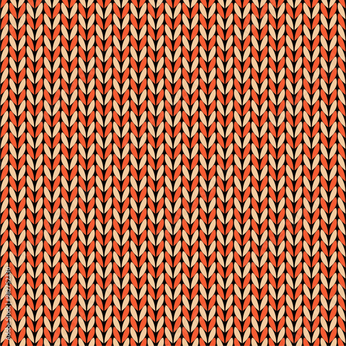Knitted background pattern wallpaper knitting decorative print handmade textile knitting handiwork 