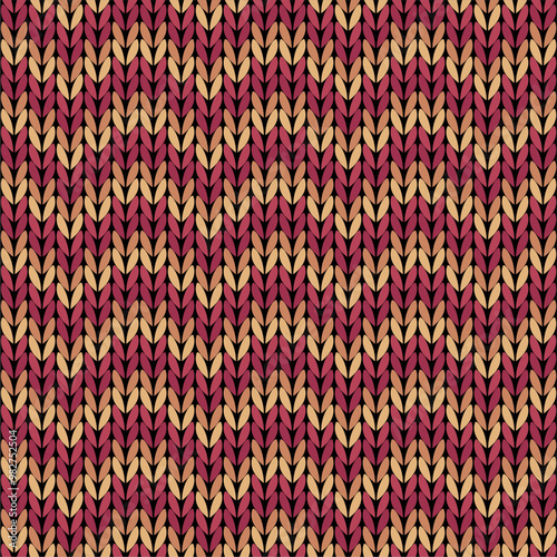 Knitted background pattern wallpaper knitting decorative print handmade textile knitting handiwork 