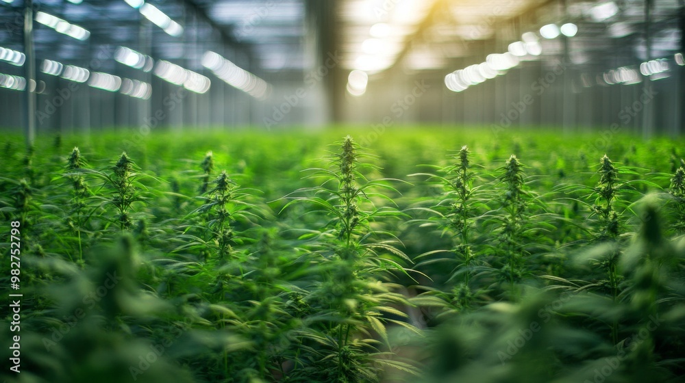 Marijuana plant cultivation for recreational use in an indoor commercial facility Marijuana plant cultivation for recreational use in an indoor commercial facility