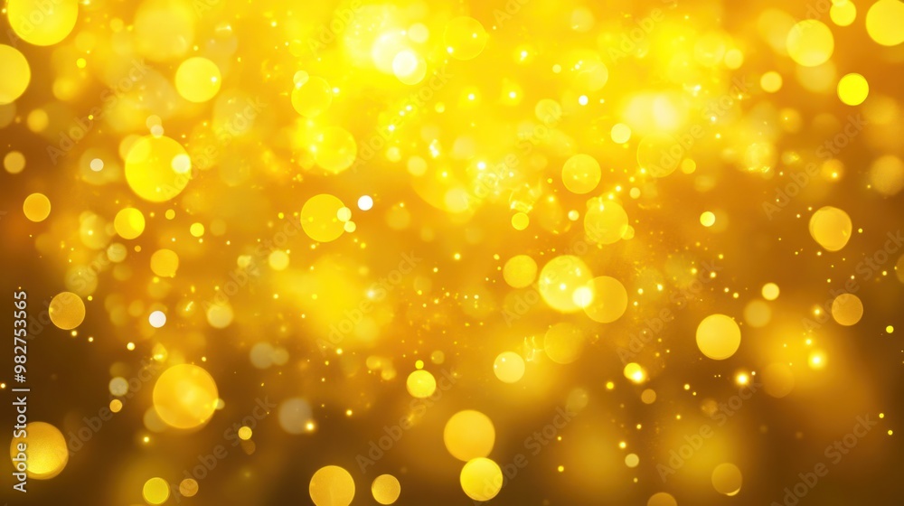 A festive yellow background with bright, cheerful tones, perfect for celebratory and joyful designs.