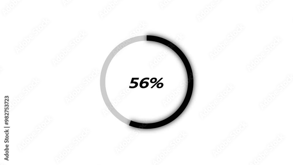 Circle Loading Bar Animation -4k video. Circle Loading Bar Animation -4k video.