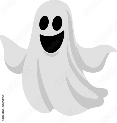 Hand Drawn Ghost Illustration