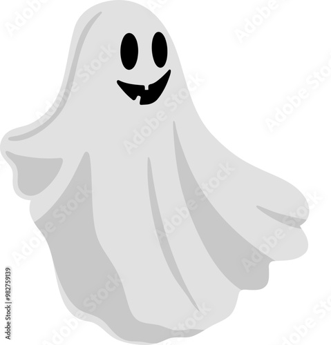 Hand Drawn Ghost Illustration