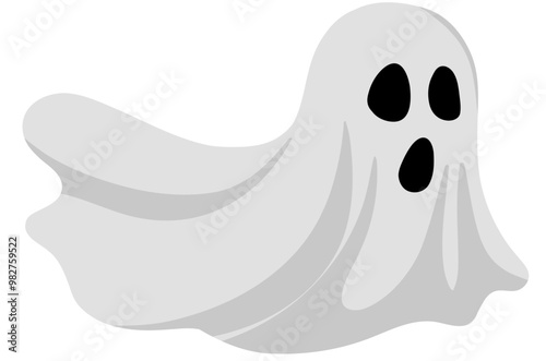 Hand Drawn Ghost Illustration