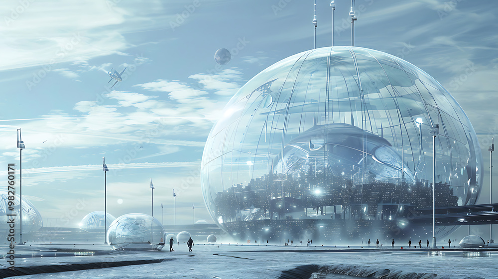 Obraz premium future city