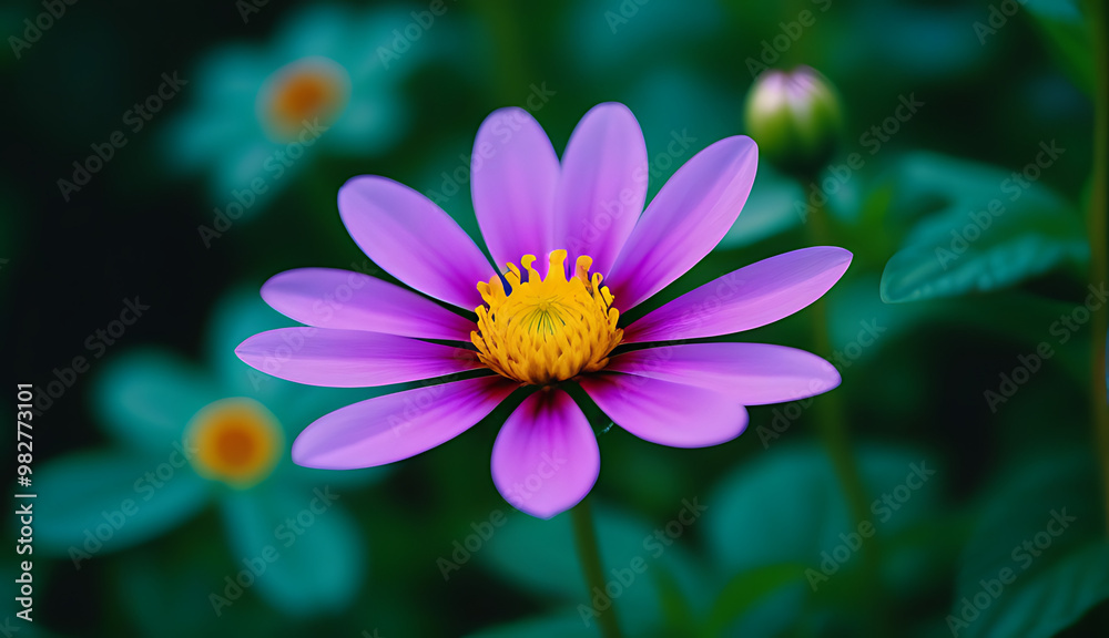 Fototapeta premium beautiful colorful flower garden