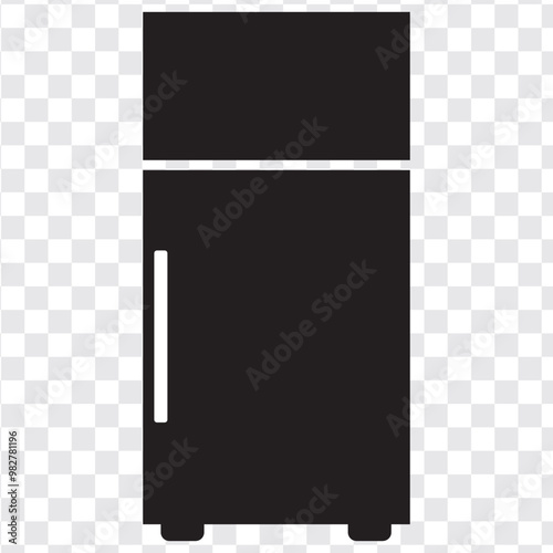 refrigerator appliance kitchen icon symbol food cold household cooler ice storage freezer deep freezer cooling fridge refrigerator icon home temperature electric refrigeration fresh modern cool