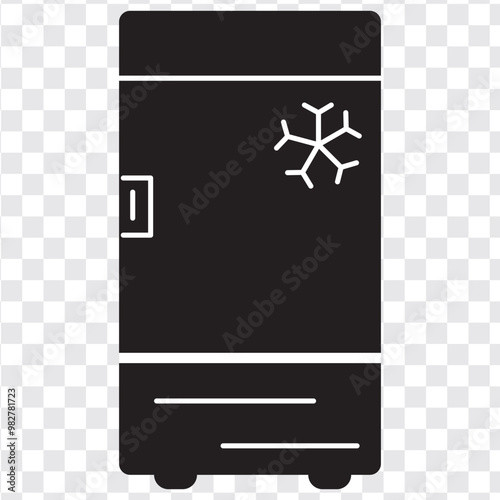 refrigerator appliance kitchen icon symbol food cold household cooler ice storage freezer deep freezer cooling fridge refrigerator icon home temperature electric refrigeration fresh modern cool
