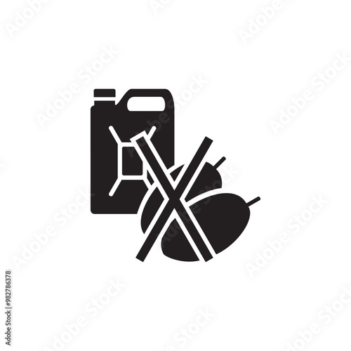 avoid from strong smell icon symbol sign vector
 photo