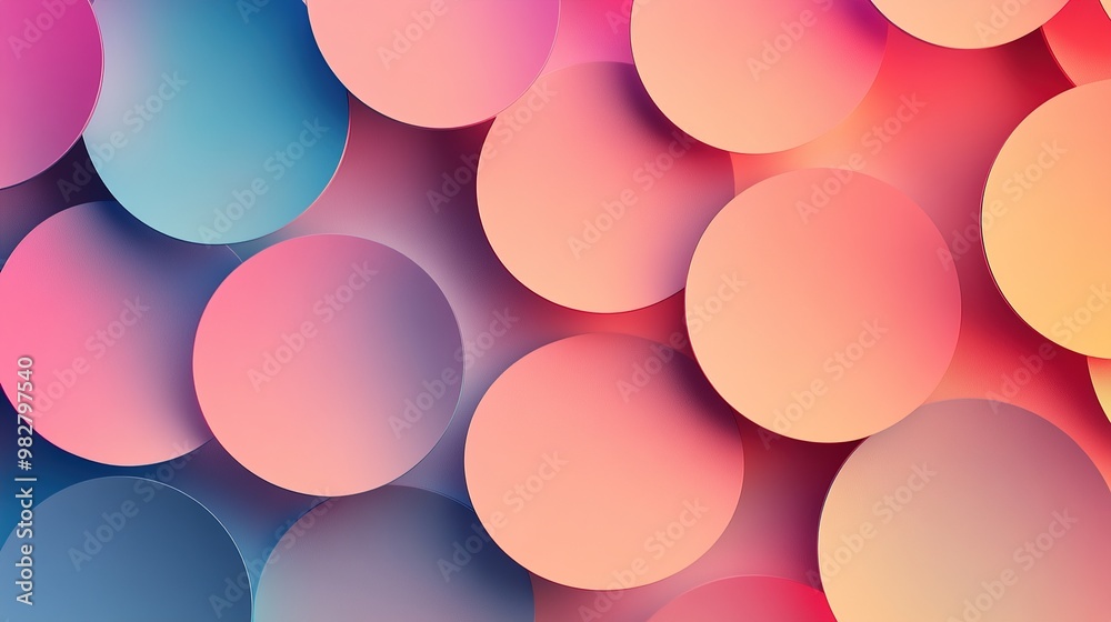 A seamless pattern of overlapping circles creating a ripple effect A seamless pattern of overlapping circles creating a ripple effect
