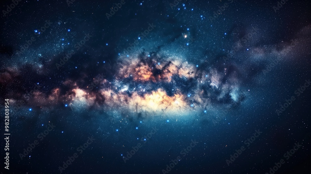 Fototapeta premium fire in the sky