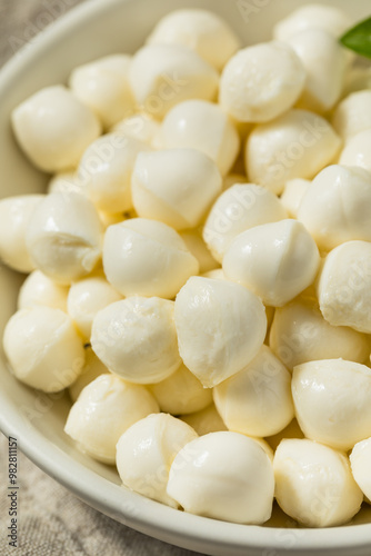 Organic White Mozzarella Pearls Cheese