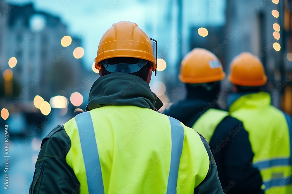 Construction Workers in the City Construction Workers in the City