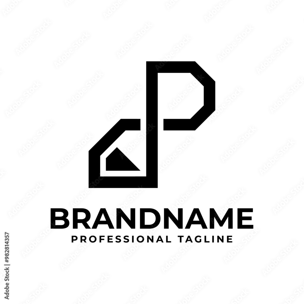 Letter P Diamond Logo, suitable for any business with P initial related to luxurious Letter P Diamond Logo, suitable for any business with P initial related to luxurious