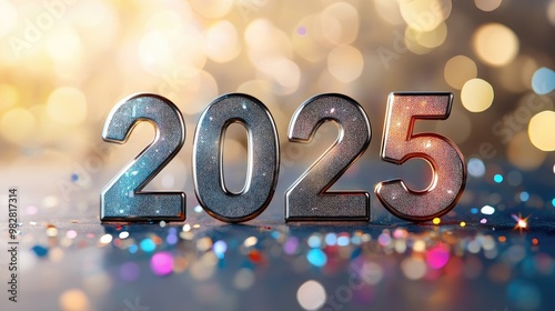 2025 Happy New Year logo photo