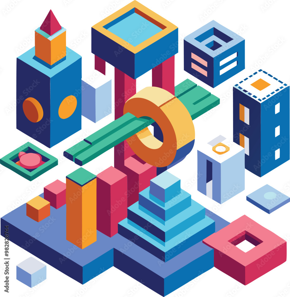 3D Isometric Illustrations - Modern and Stylish Design Assets 3D Isometric Illustrations - Modern and Stylish Design Assets