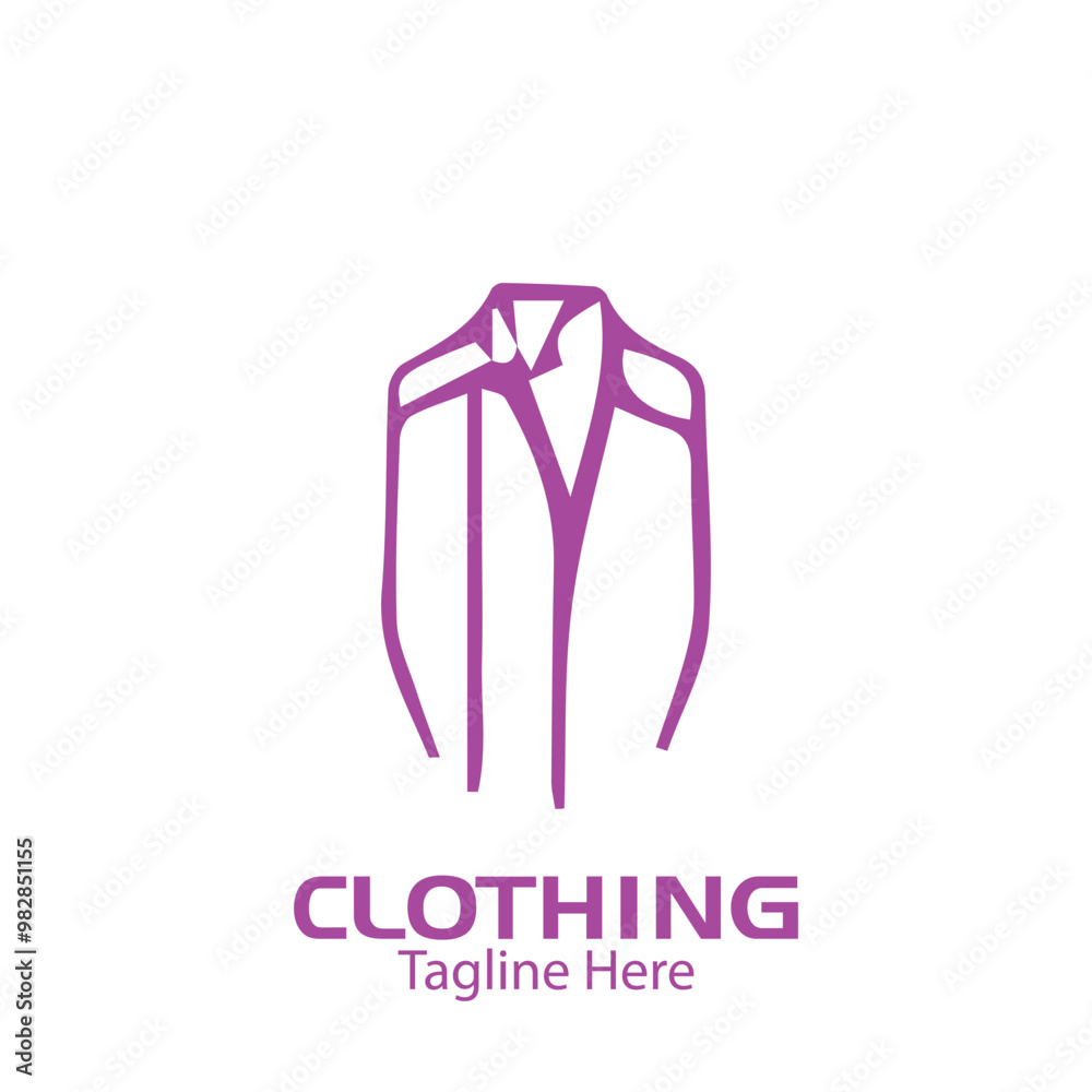 abstract clothing brand logo simple creative for boutique fashion shop logo illustration abstract clothing brand logo simple creative for boutique fashion shop logo illustration