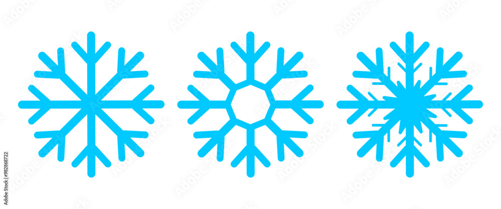 Blue Snow Flakes vector Icon set, Frozen illustration, Isolate Freeze, Snow symbol graphic elements for Decoration and Pattern, Vector stock (Editable) Blue Snow Flakes vector Icon set, Frozen illustration, Isolate Freeze, Snow symbol graphic elements for Decoration and Pattern, Vector stock (Editable)