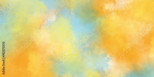 Abstract bright and shinny lovely soft color watercolor background, Beautiful and light color colorful background, Colorful and bright watercolor background texture with grunge watercolor splashes.