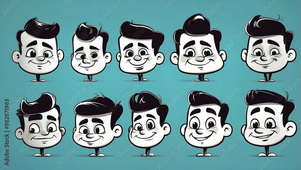Retro Cartoon Character Retro Cartoon Character