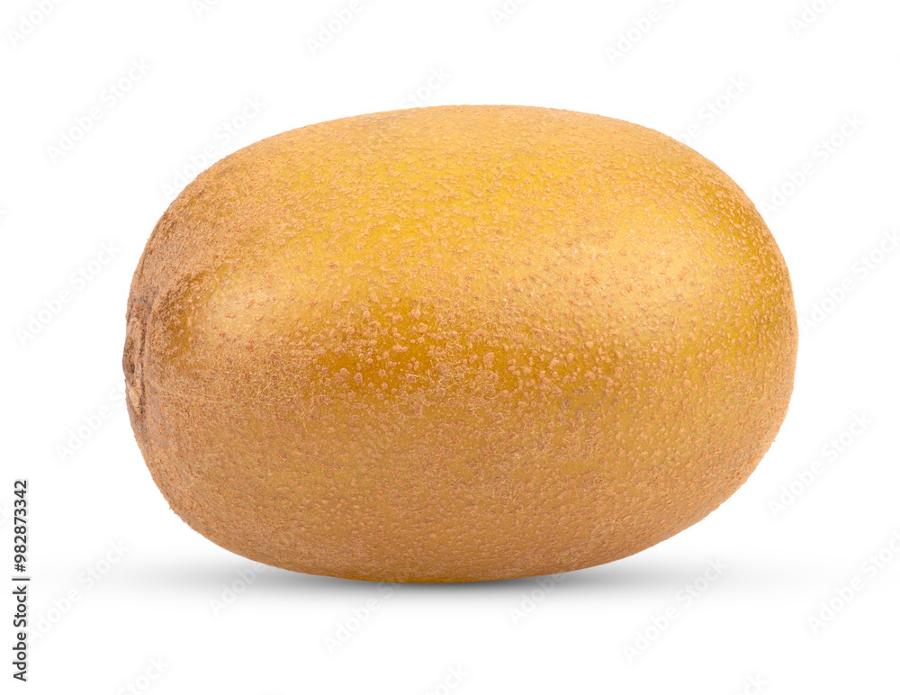 yellow kiwi isolated on white background yellow kiwi isolated on white background