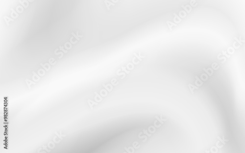 Clean, abstract white gradient with soft curves, ideal for sleek designs.