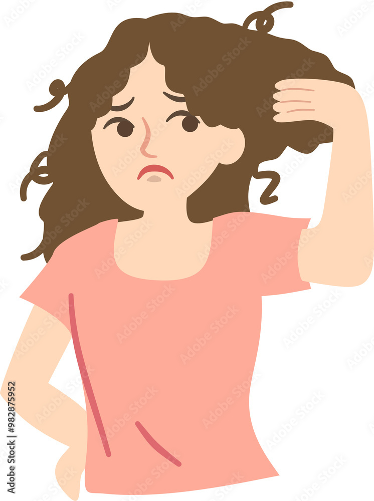 women with hair problem or damage hair women with hair problem or damage hair