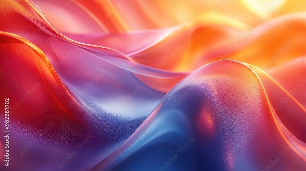 Naklejka premium Abstract scene model