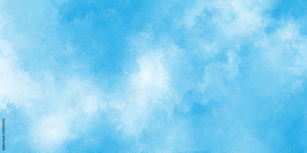 Sky clouds with brush painted blue watercolor texture, small and large clouds, Sky blue Aquarelle paint paper textured canvas element, soft and lovely sky blue watercolor background with clouds. Sky clouds with brush painted blue watercolor texture, small and large clouds, Sky blue Aquarelle paint paper textured canvas element, soft and lovely sky blue watercolor background with clouds.