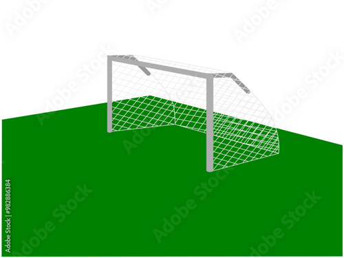 football on a white background.