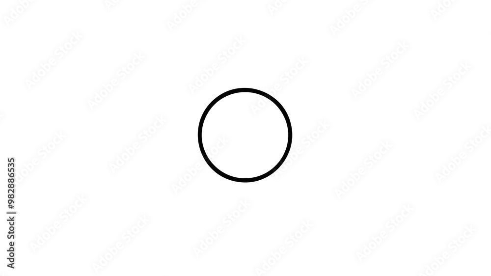 circle animation on white background circle animation on white background