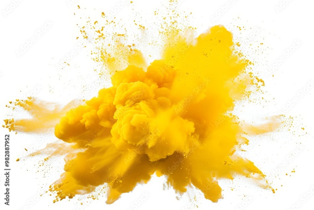 yellow color explosion isolated on white background, cut-out, png, clipping path yellow color explosion isolated on white background, cut-out, png, clipping path