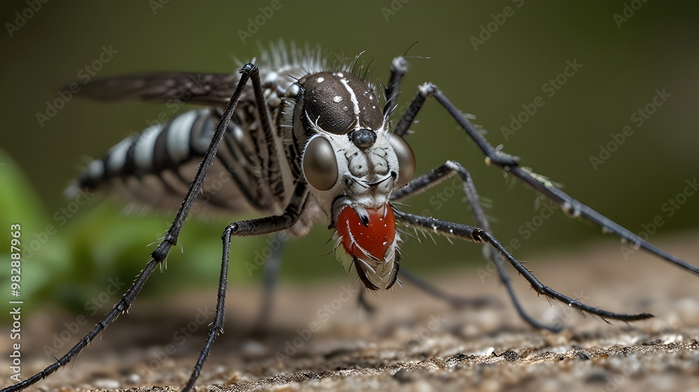 Fototapeta premium dragonfly on a leaf