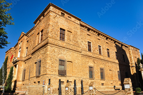 The Central Archive of the General Army located in a magnificent 16th century palace in Viso del Marqués, along with beautiful fresco paintings photo