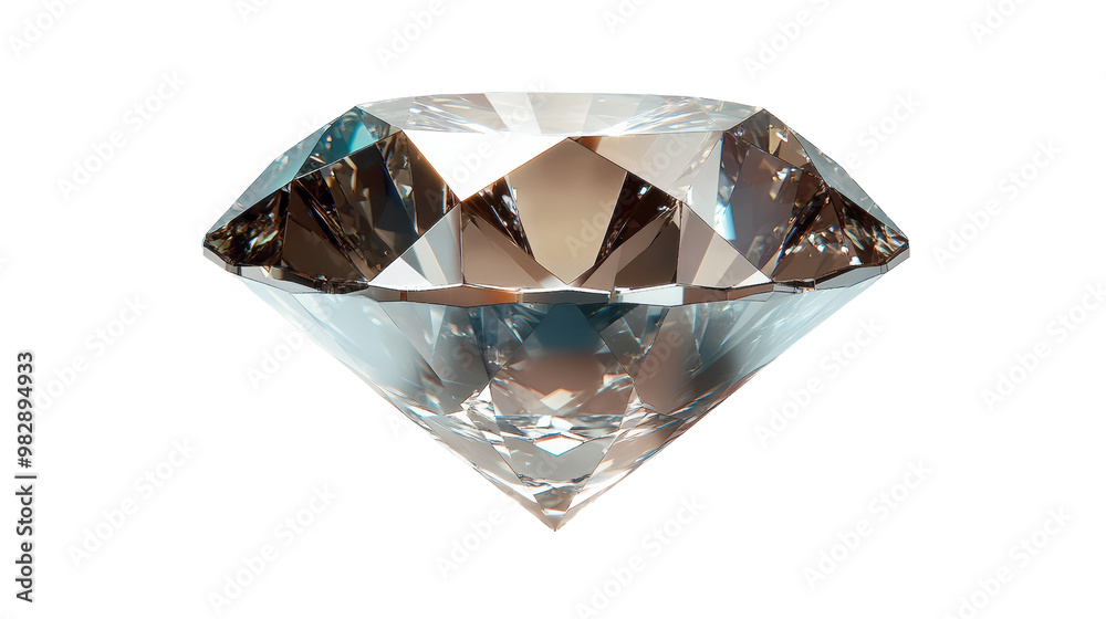 High-quality image of a brilliant, multifaceted diamond with stunning clarity, reflecting light beautifully against a transparent background. High-quality image of a brilliant, multifaceted diamond with stunning clarity, reflecting light beautifully against a transparent background.
