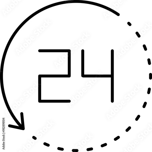 Clock icon, Hour Marker, AM,PM Clock Vector Symbol. Time and Timers icons collection.